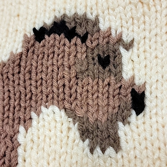 Vintage | Hand Knitted Man's Best Friend Cardigan - Picture 13 of 16